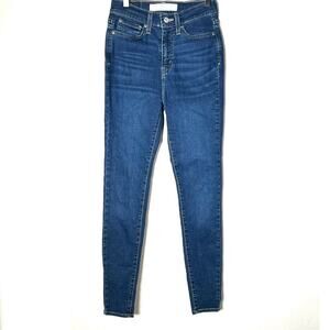 Levi's medium wash high-rise skinny jeans jeggings size 27 B122